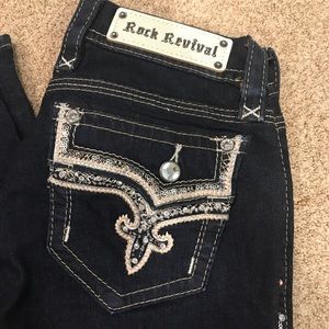 Rock Revival Dark Skinny Jeans